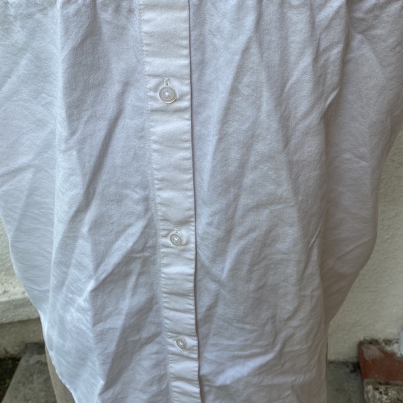 Madewell crisp white courier shirt blouse from Bloomingdale’s classic & comfy! - Picture 7 of 12